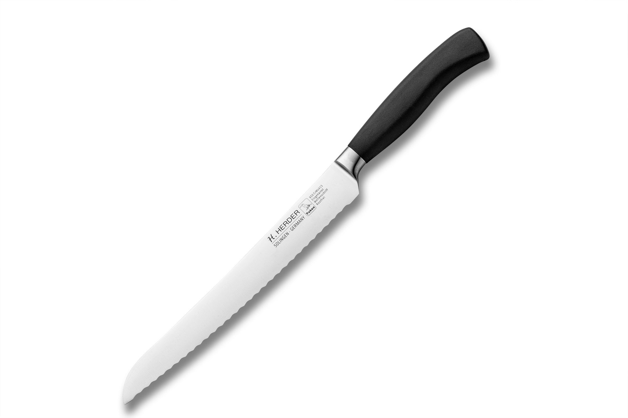 Messerset 6tlg. Eterno, Gastro PPN schwarz, geschmiedet, mit Magnetleiste