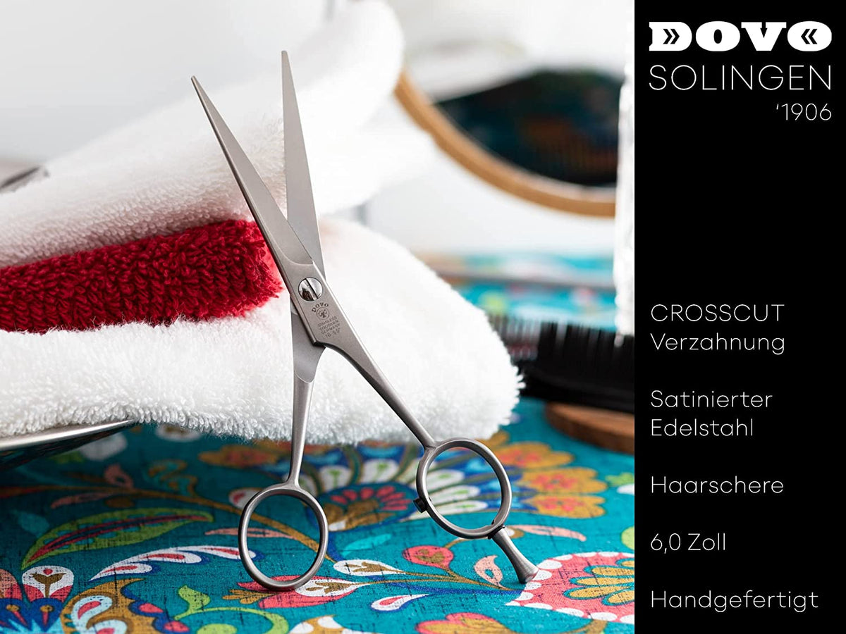 Sanguine Haarschere 14 Cm, Mit Etui – Japanischer Stahl, Scharf, Für Profis & Heimgebrauch