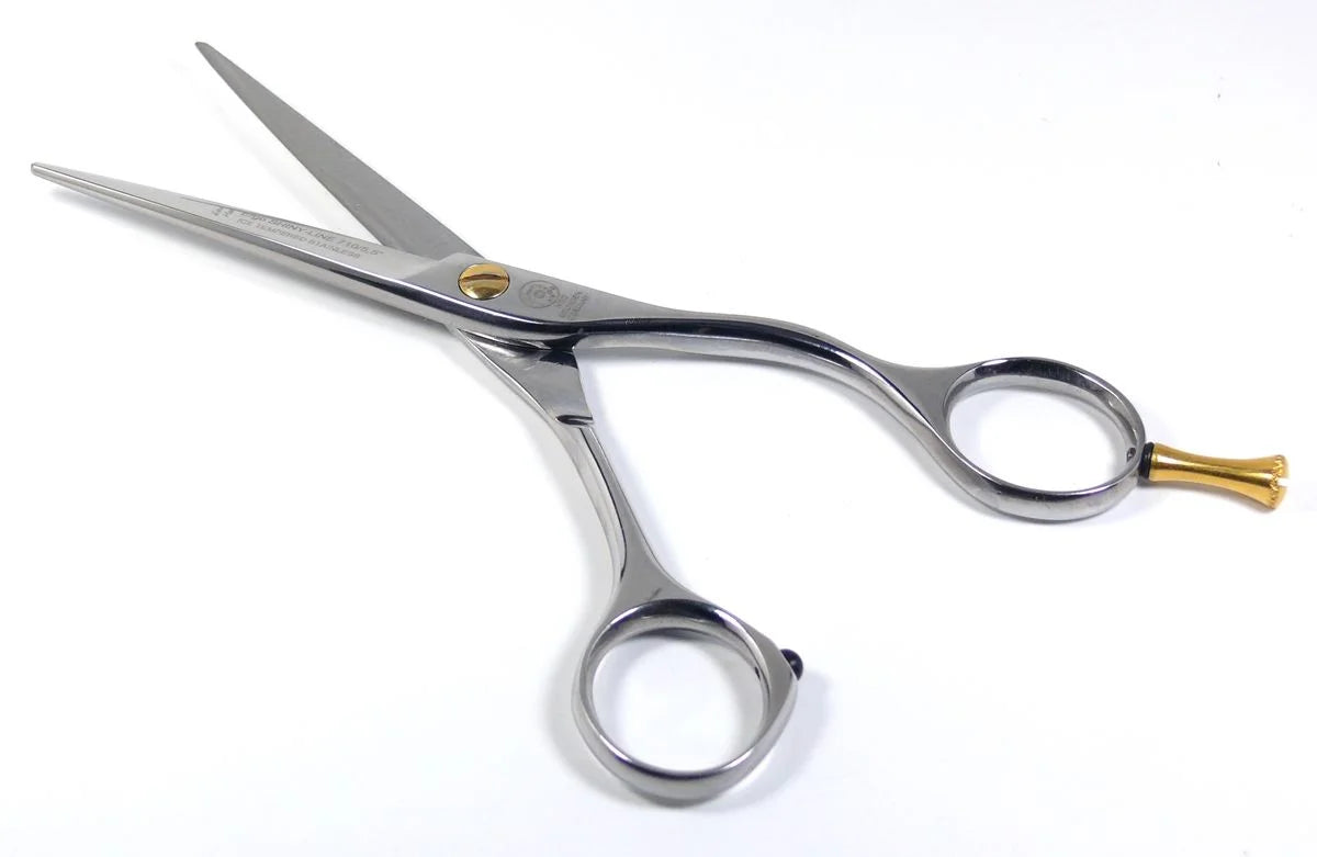 Friseurschere Ergo Shiny Line poliert, Gesamtlänge 14 cm