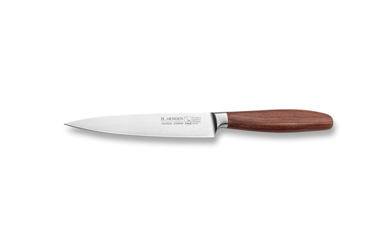 Couteau à jambon Eterno, bois de prunier, longueur de lame 16cm, forgé