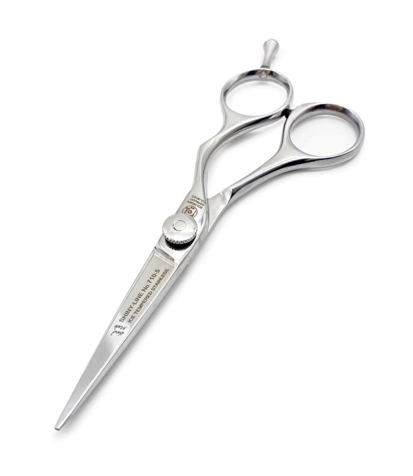Hairdressing scissors Ergo Shiny Line polished, total length 12.7 cm