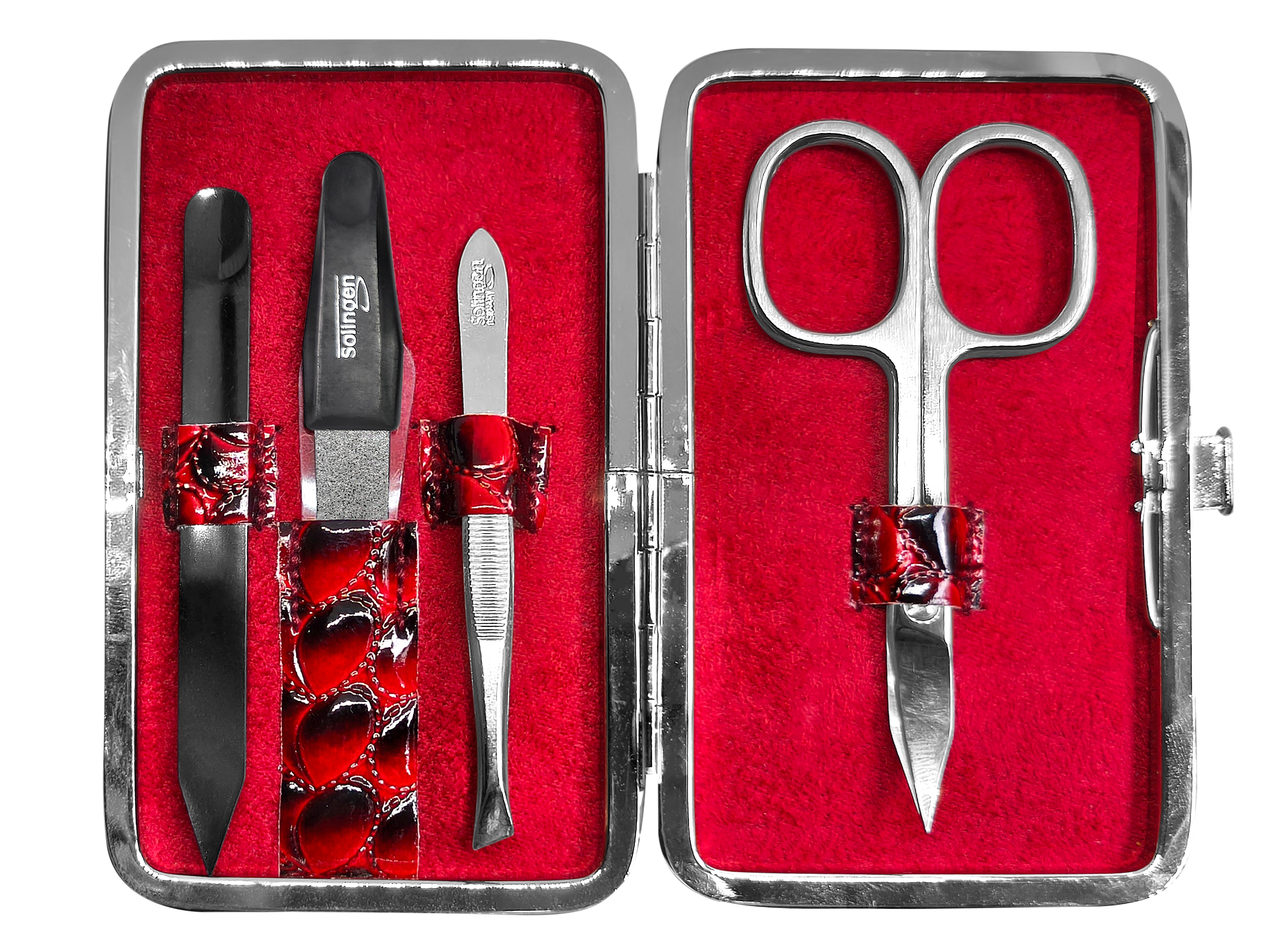 Manicure set Darling, frame case, 4 pcs.