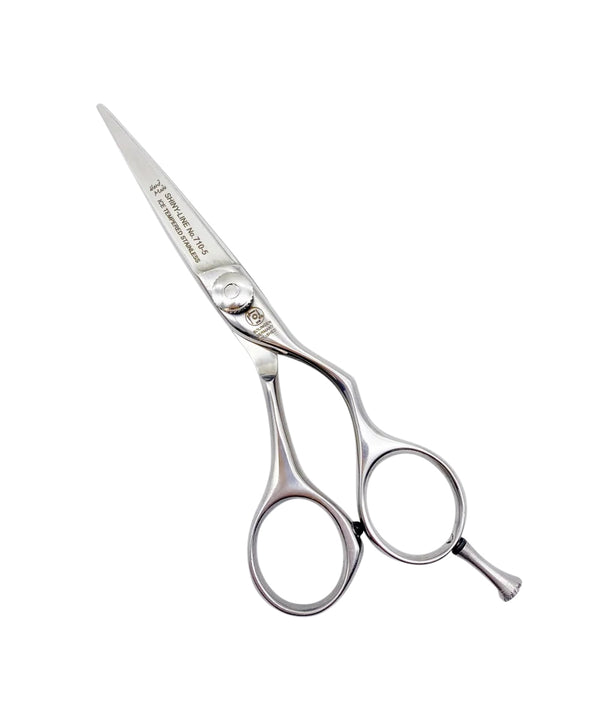 Hairdressing scissors Ergo Shiny Line polished, total length 12.7 cm