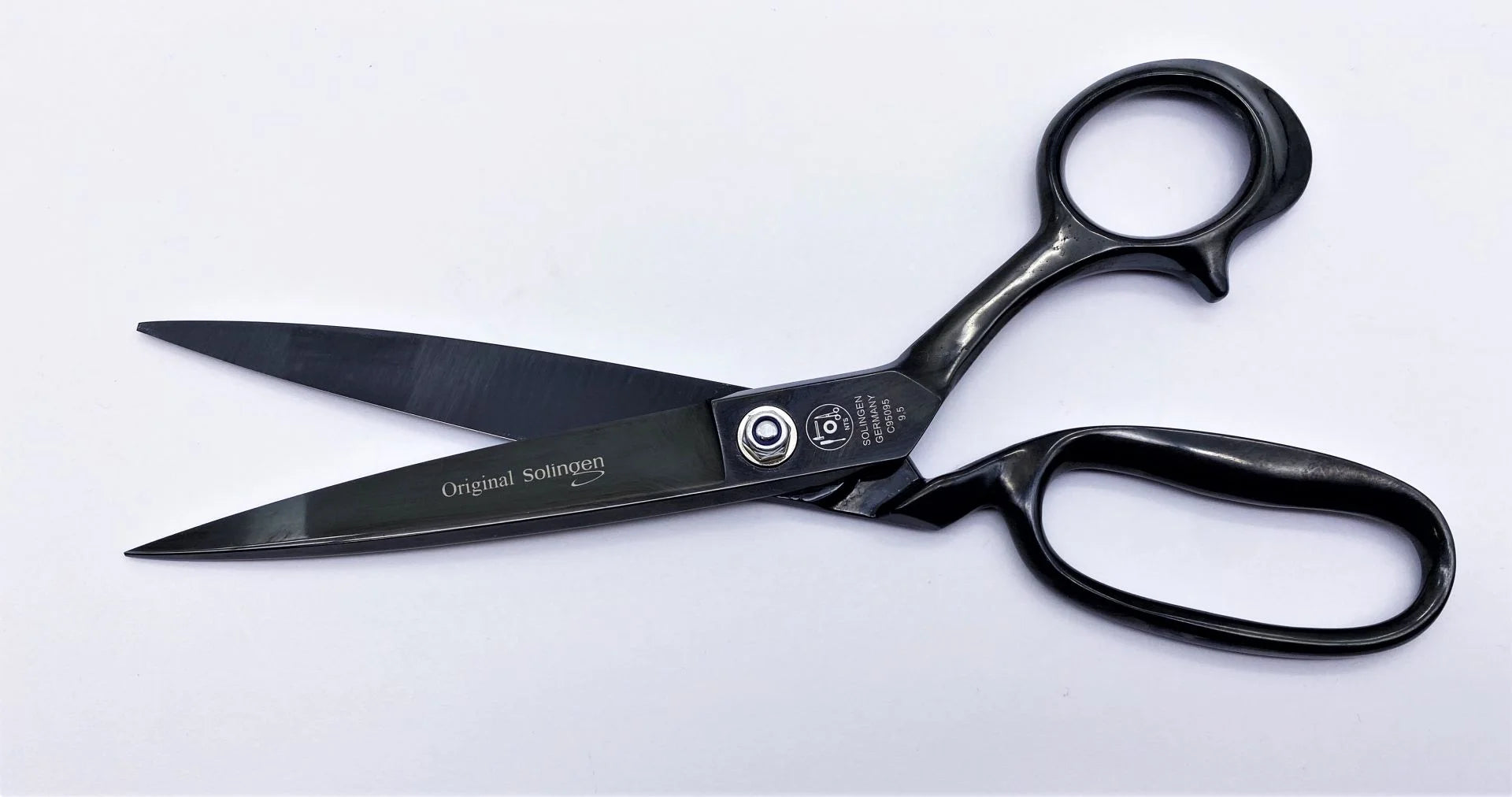 Black Edition Tailor's Shears Textile Scissors Fabric Shears Industrial Scissors, approx. 24 cm 9.5" inch