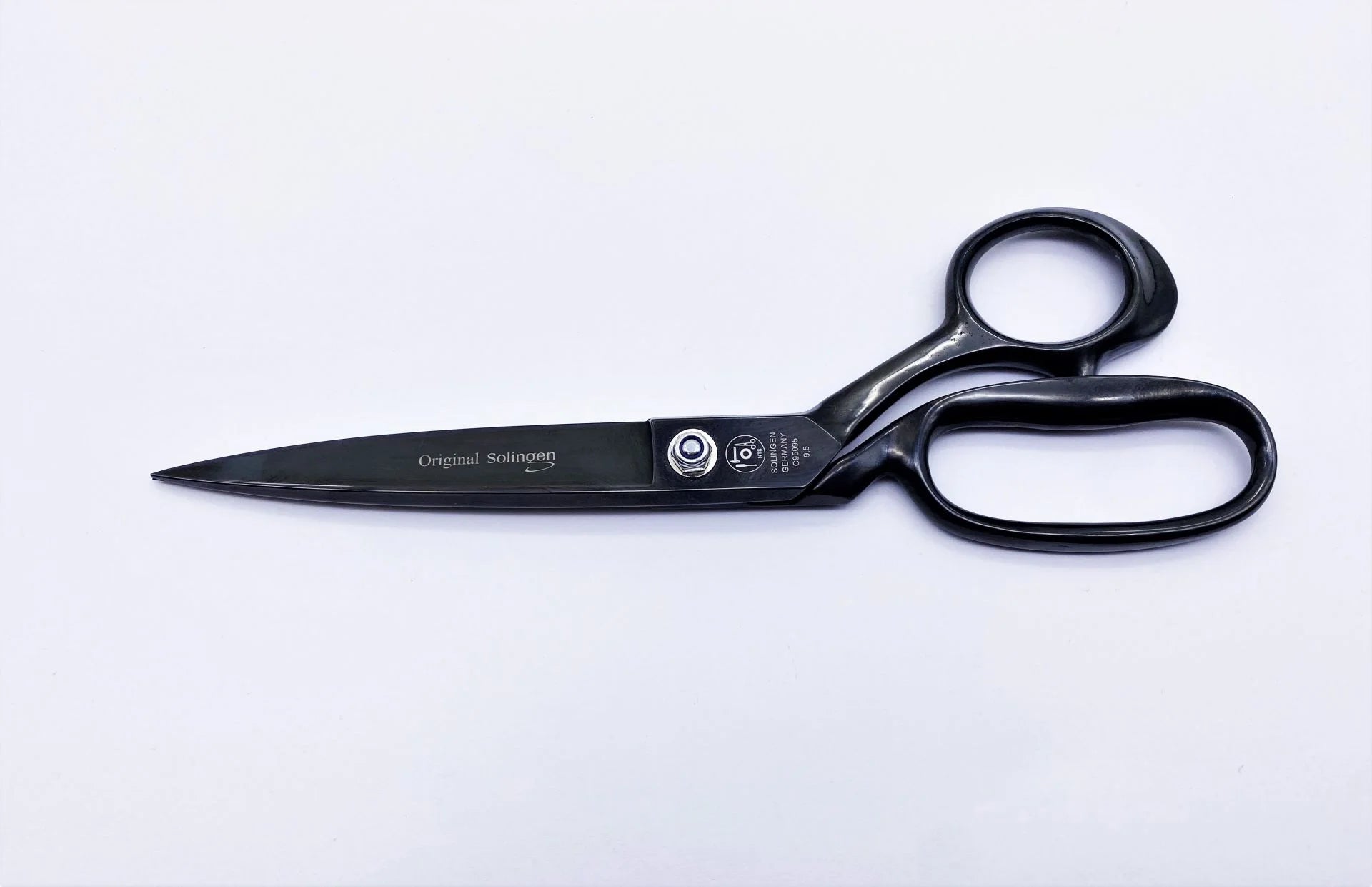 Black Edition Tailor's Shears Textile Scissors Fabric Shears Industrial Scissors, approx. 24 cm 9.5" inch