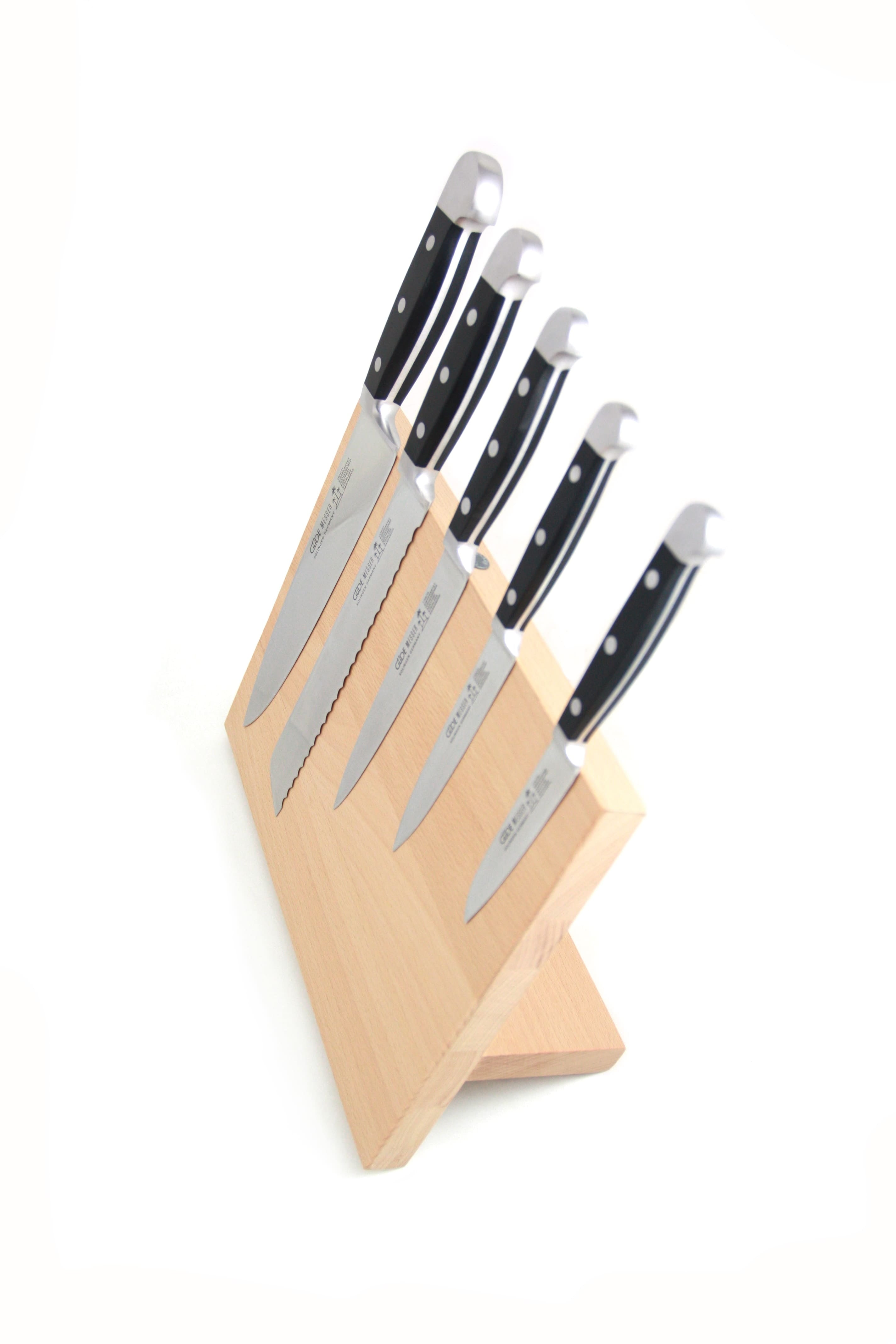 Magnet knife desk, Alpha, natural beech, 6pcs.