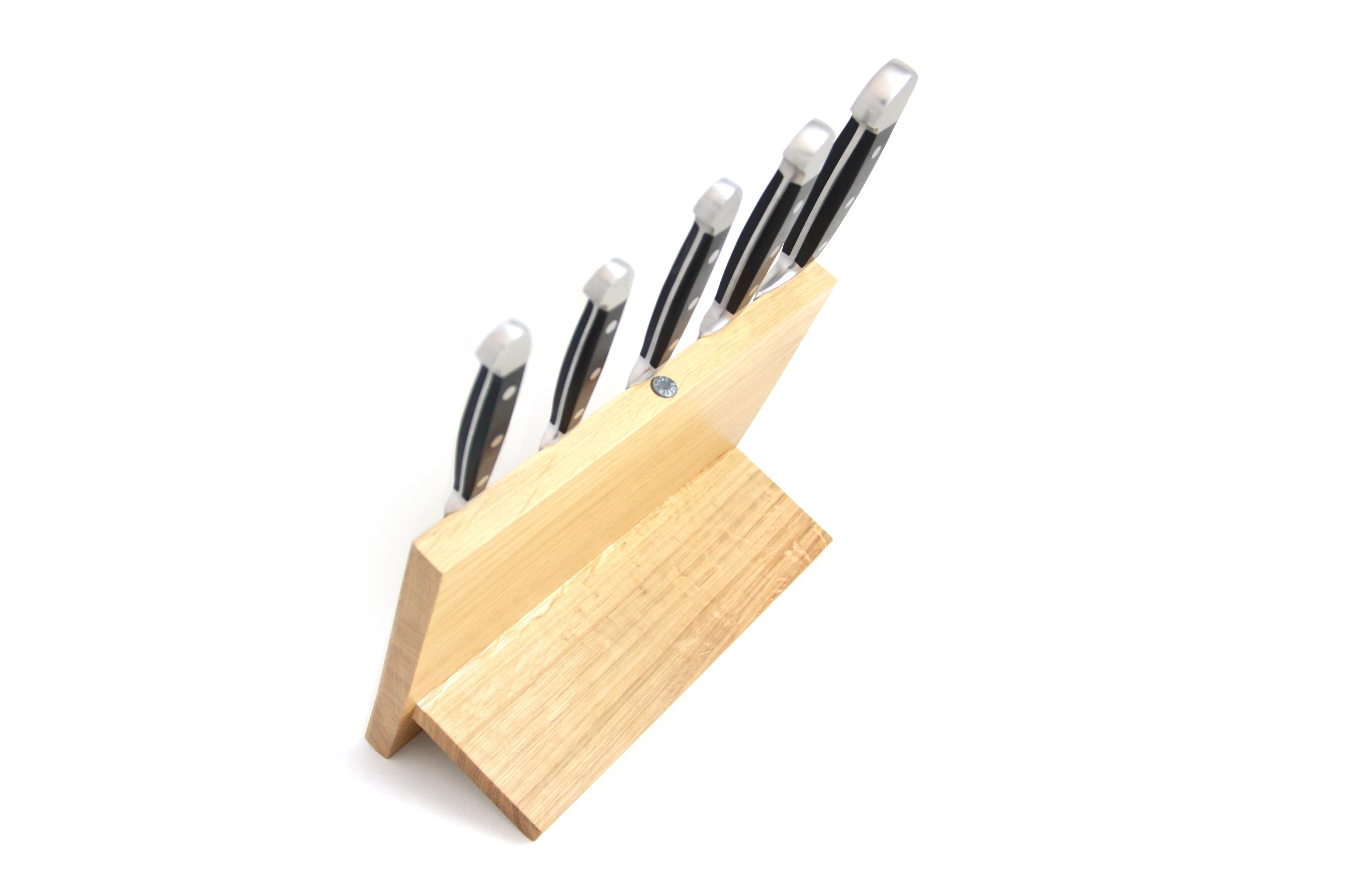 Magnet knife desk, Alpha, oak, 6pcs.