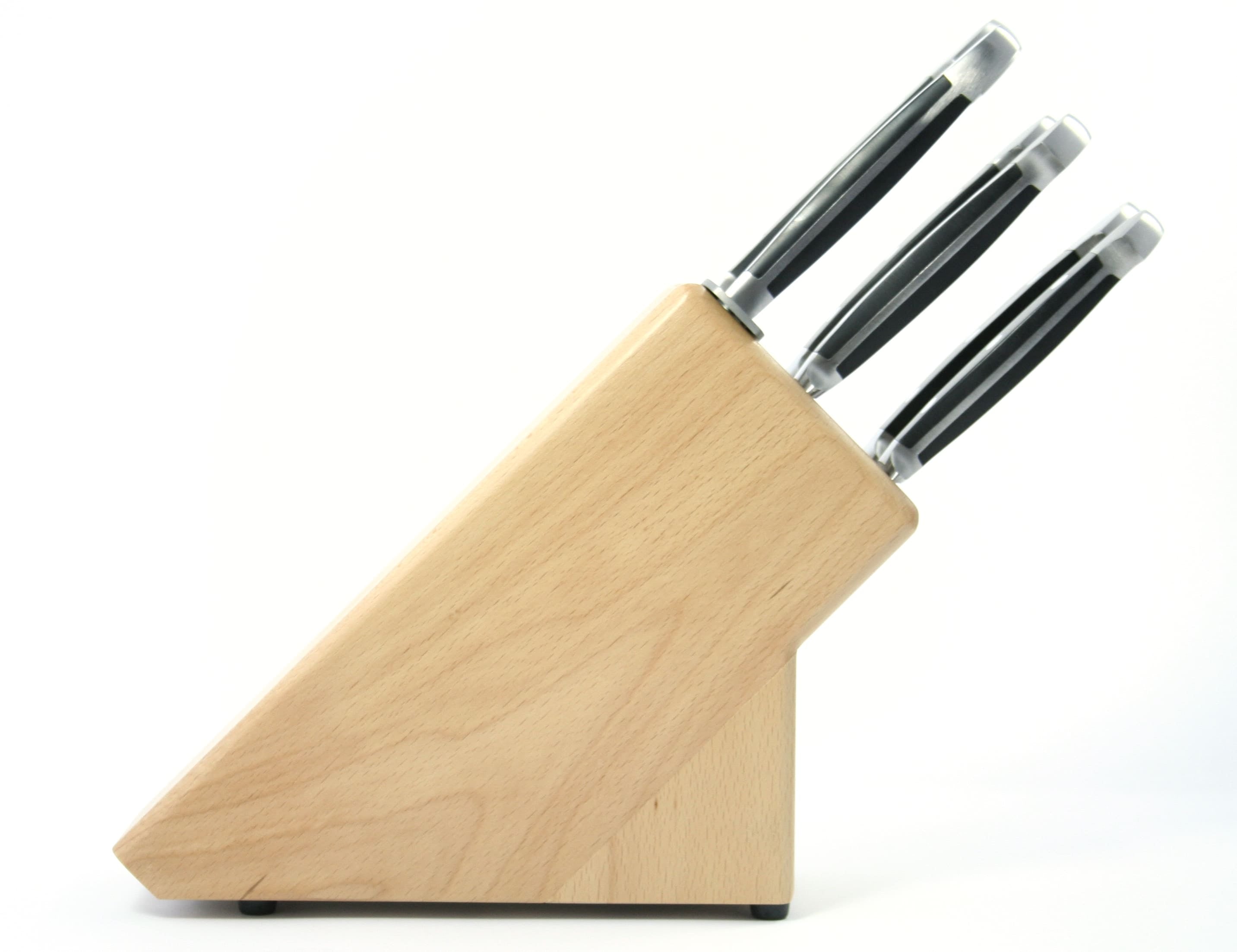 Knife block, Alpha, natural beech, 7 pcs.