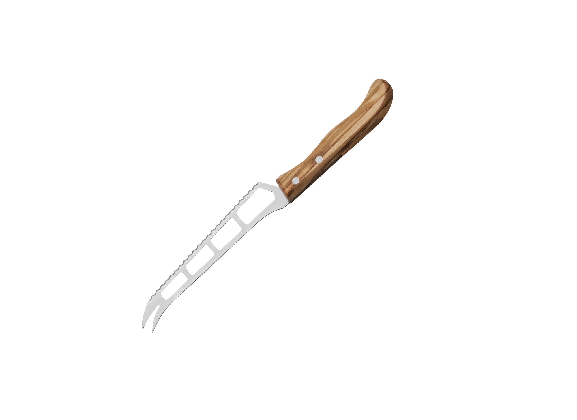 Cheese knife, olive wood handle