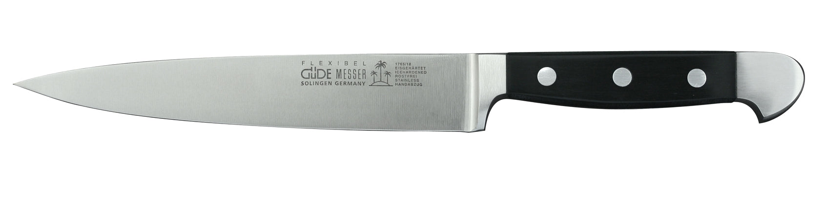 Filleting knife flexible, blade length 18 cm