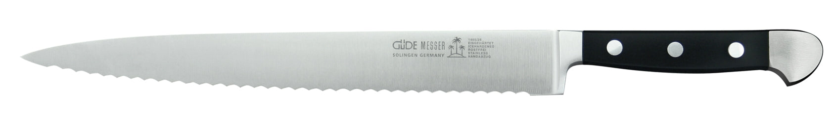 Ham knife with shaft, blade length 26 cm