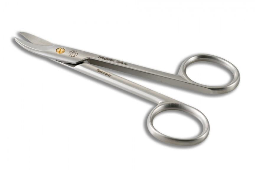 Toenail scissors, stainless steel, topinox