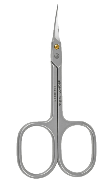 Professional cuticle scissors, stainless steel, topinox, tower tip