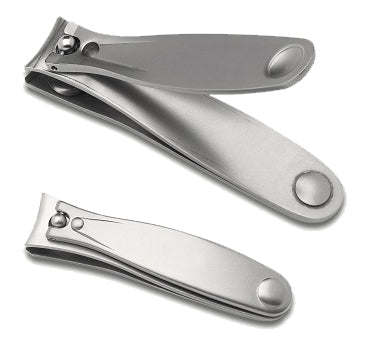 Set 2pcs. nail clippers and toenail clippers, stainless steel, topinox