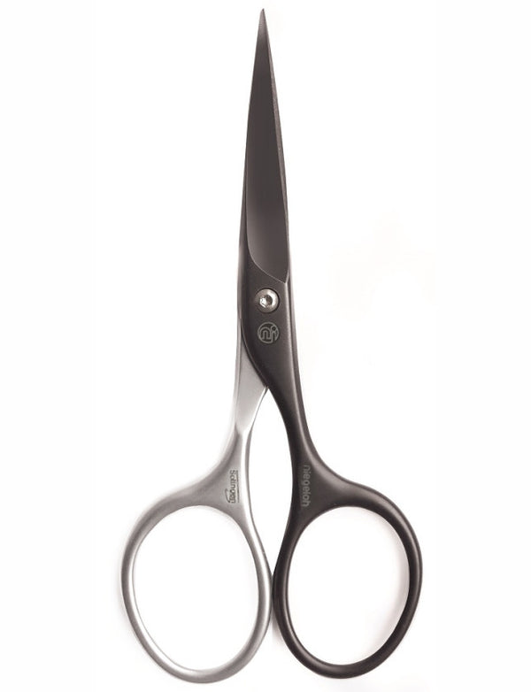 Beard scissors stainless titanium, self-sharpening