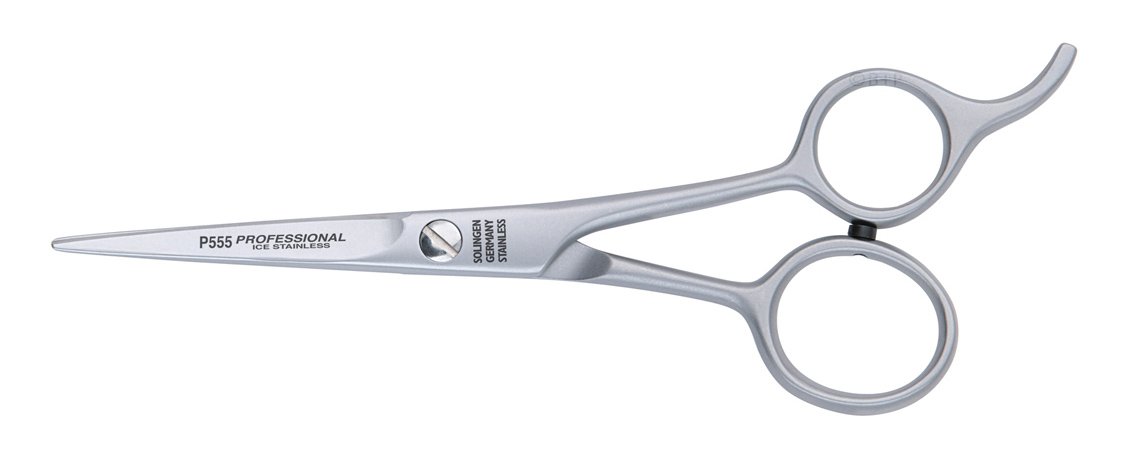 Hair scissors Professional, total length 5.5", finger hooks