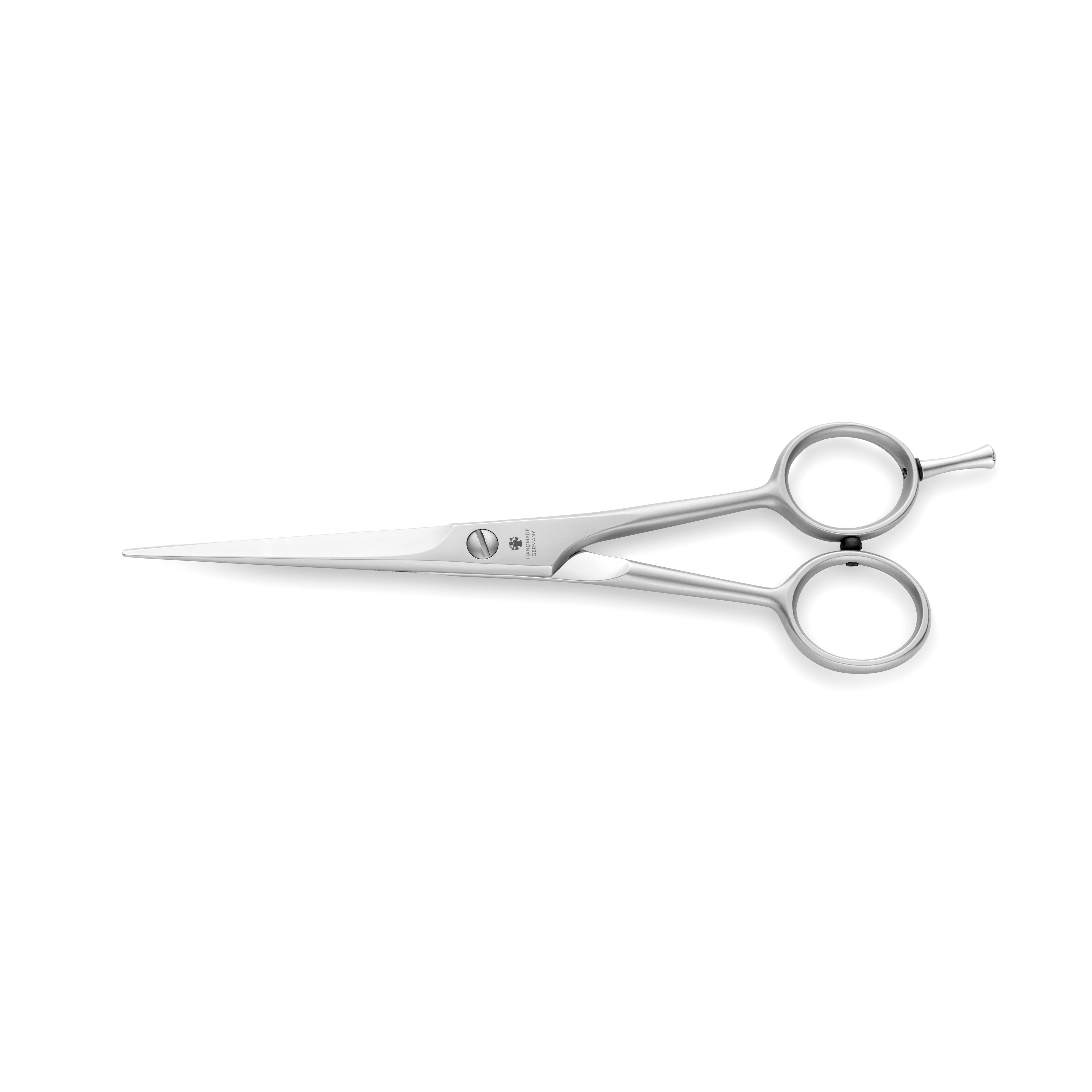 Hair scissors, overall length 6"/16cm, stainless steel