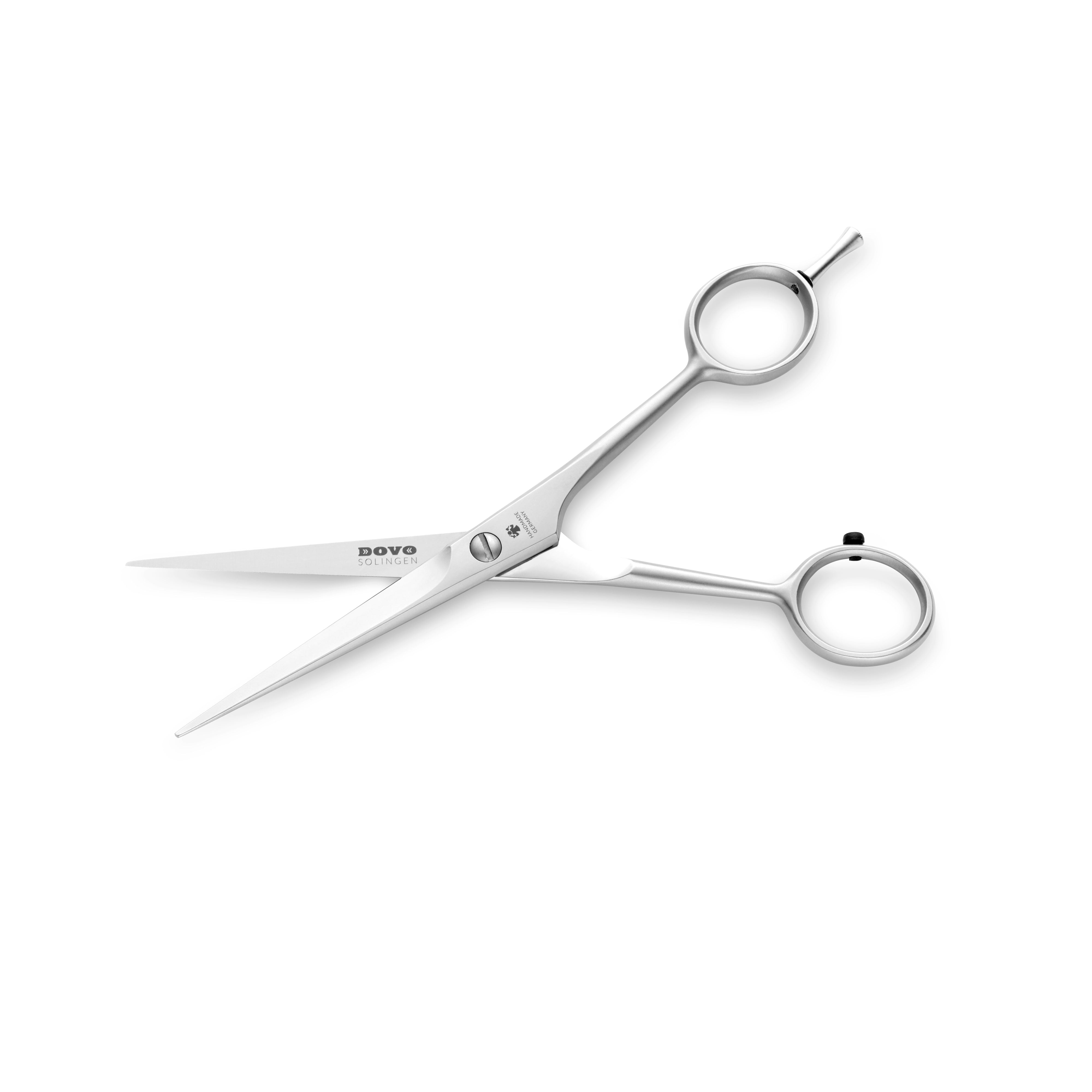 Hair scissors, overall length 6"/16cm, stainless steel
