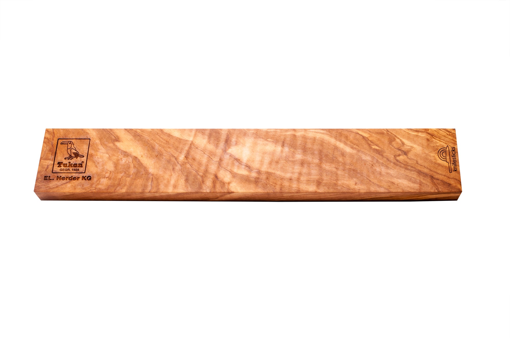 Knife set 6pcs. with magnetic bar, olive wood