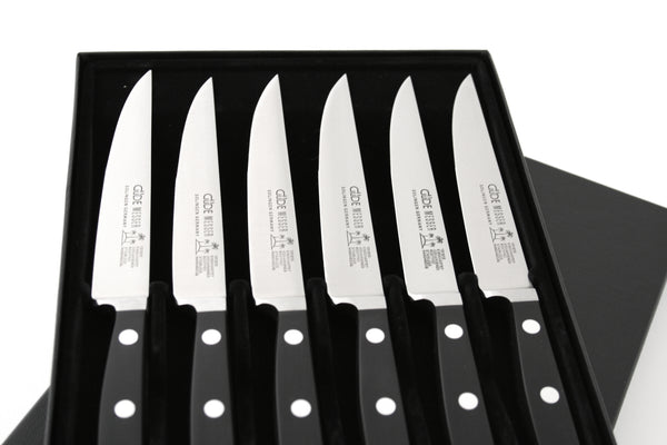 Meat Knife Set 4pcs. with Sharpening Steel - Germany Solingen