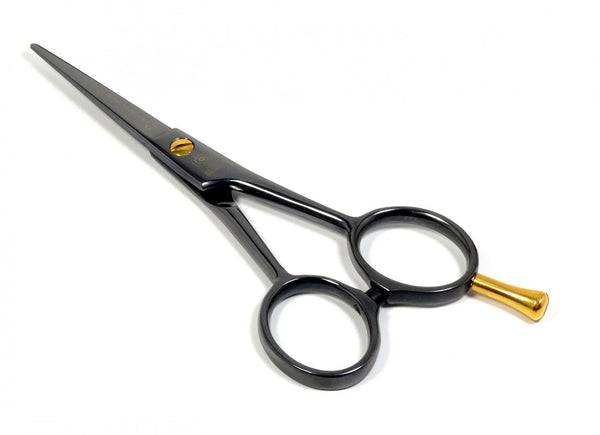 Beard scissors barber scissors May-Lily-Line, edition black titan, total length 11.5 cm