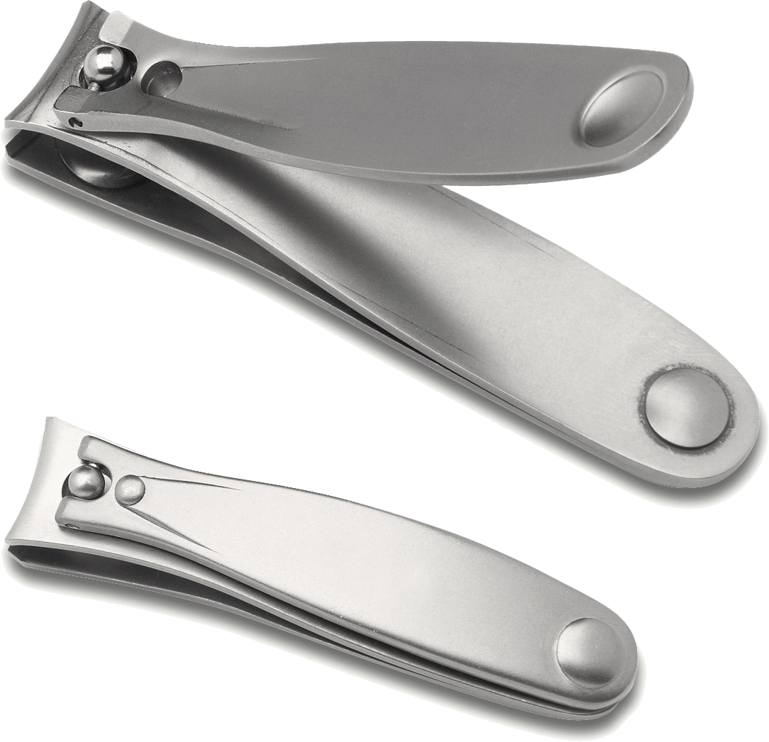 Set 2pcs. nail clippers and toenail clippers, stainless steel, topinox