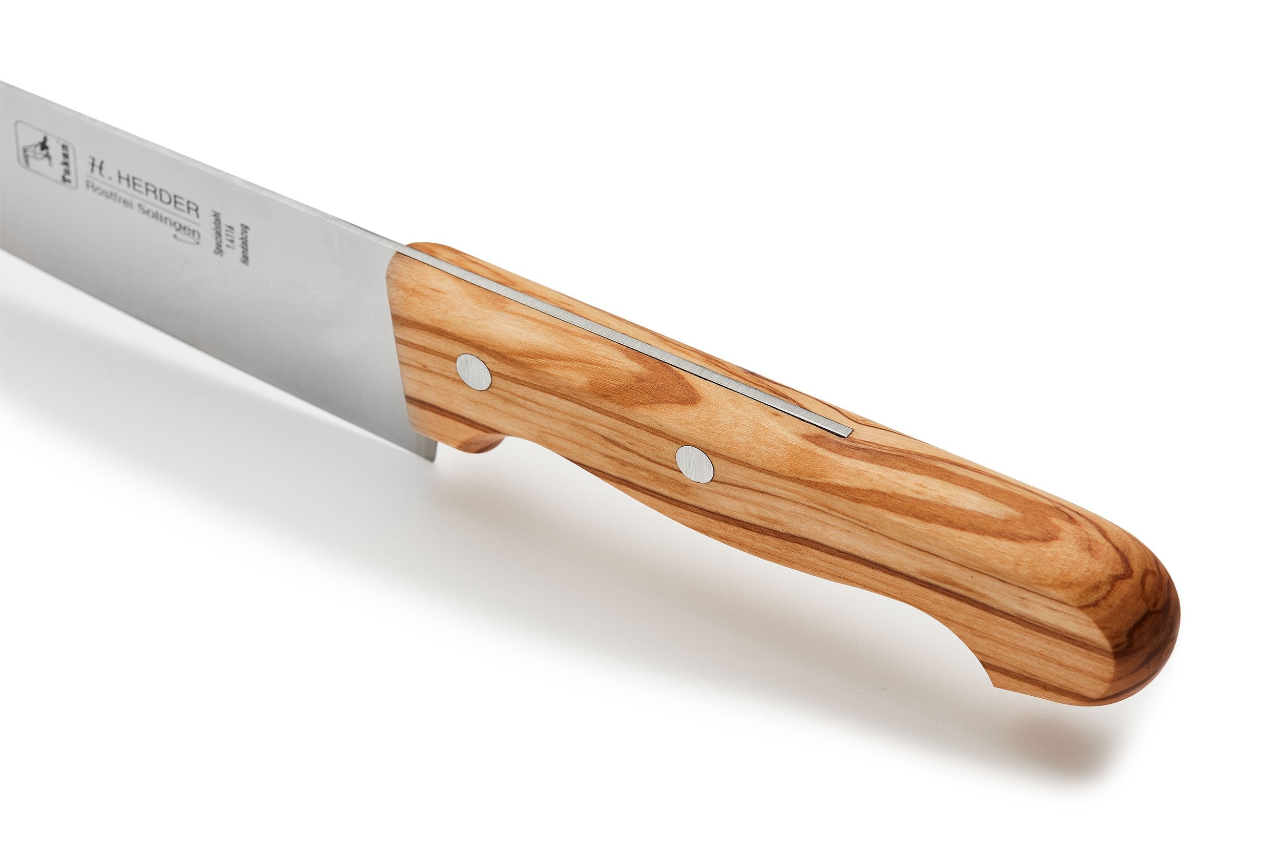 Cuchillo de cocinero mango de madera de olivo 20 cm