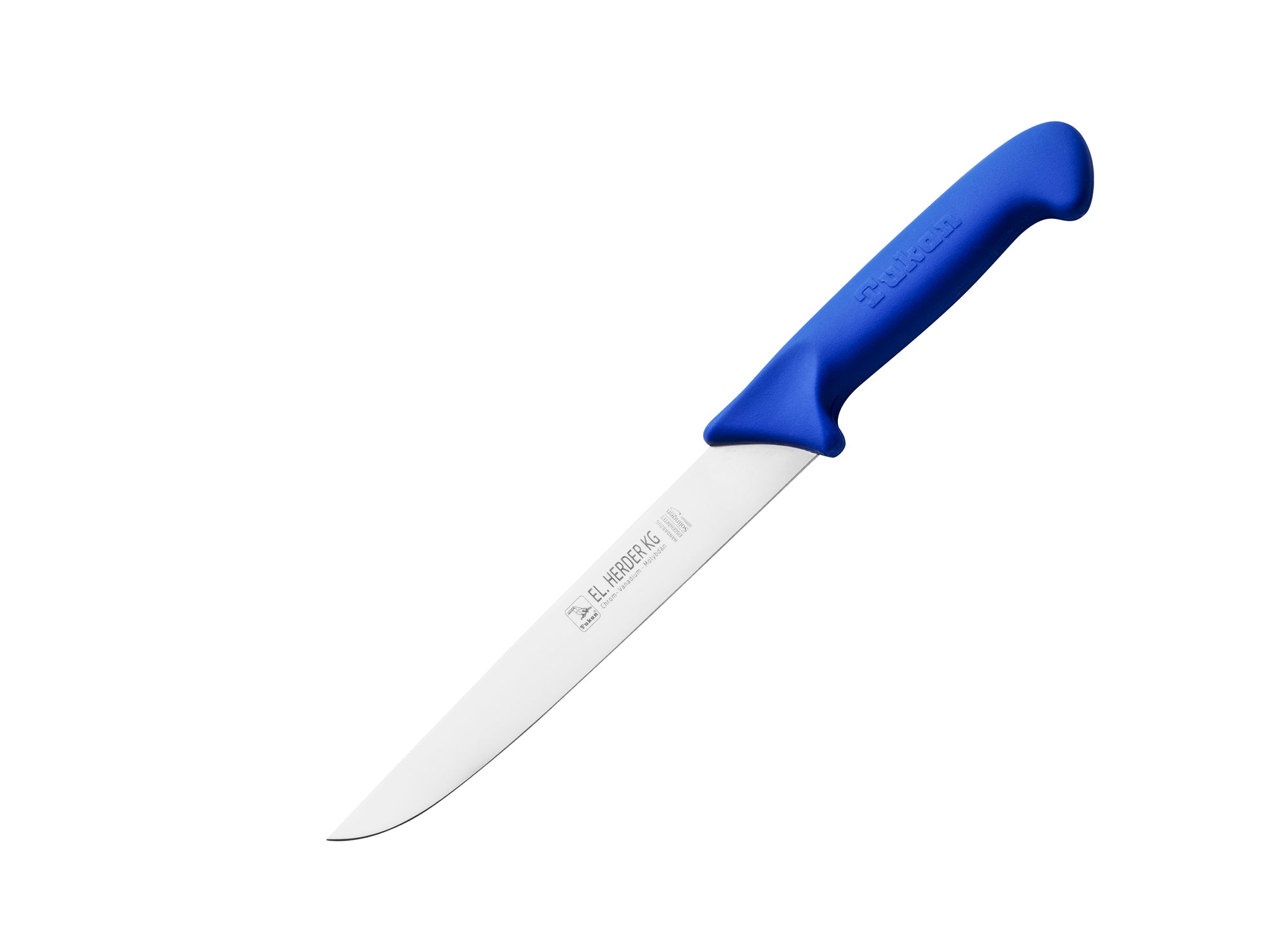 Cuchillo para bacon/cuchillo para carne, longitud de hoja 21cm, extra ancho, Profigrip, antideslizante