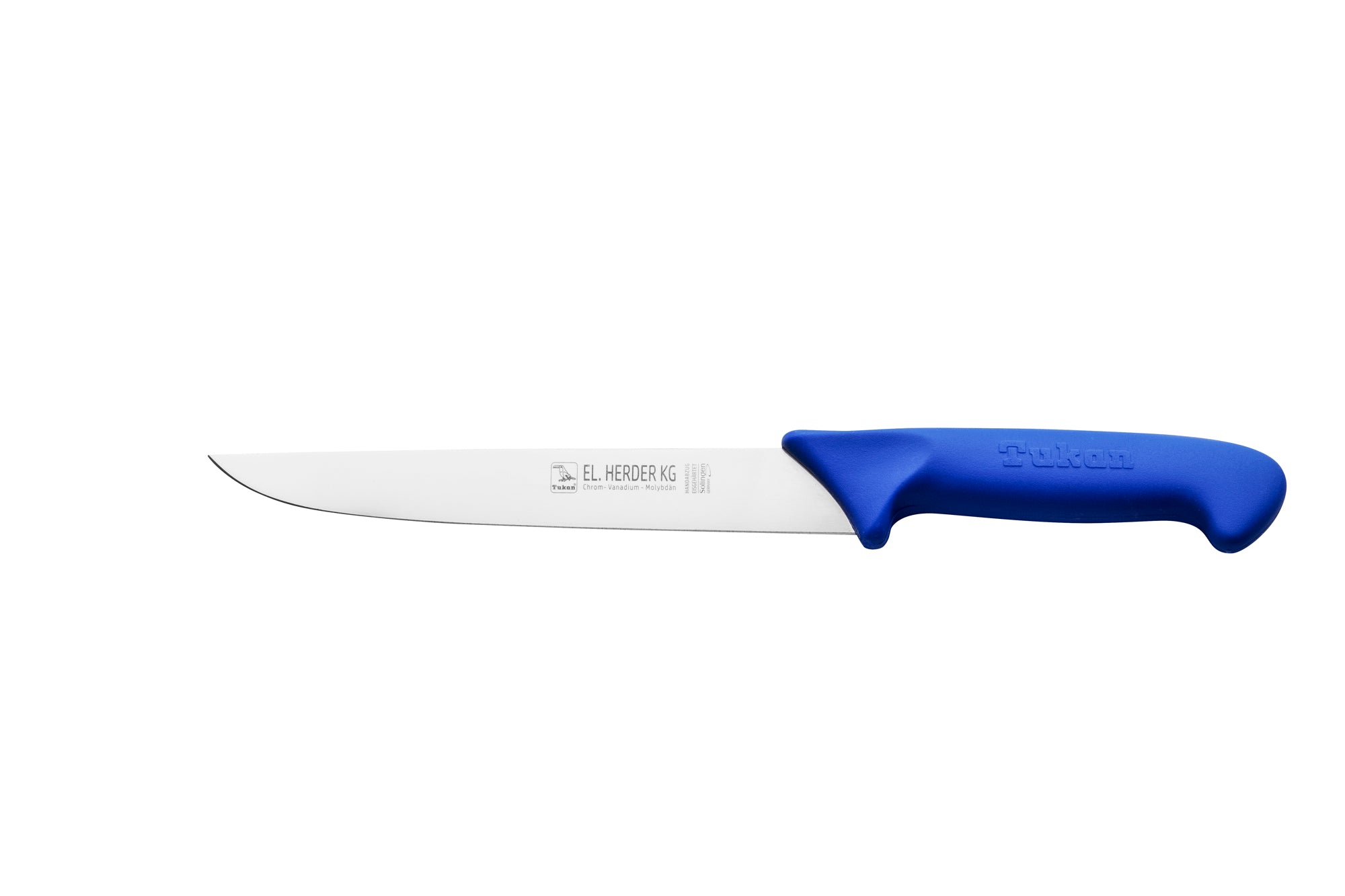 Cuchillo para bacon/cuchillo para carne, longitud de hoja 21cm, extra ancho, Profigrip, antideslizante
