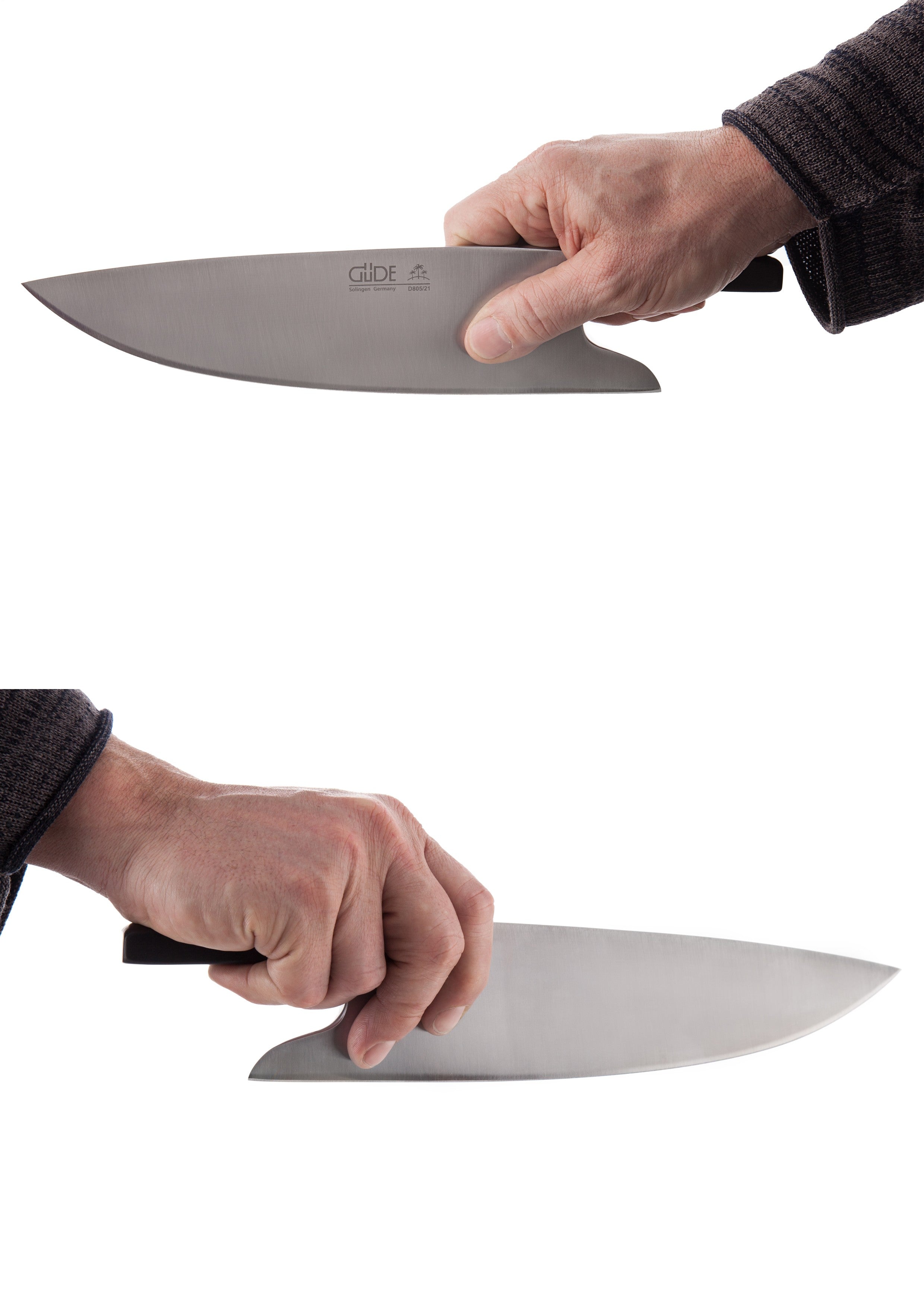 EL CUCHILLO. Mango de roble, longitud de la hoja 26cm