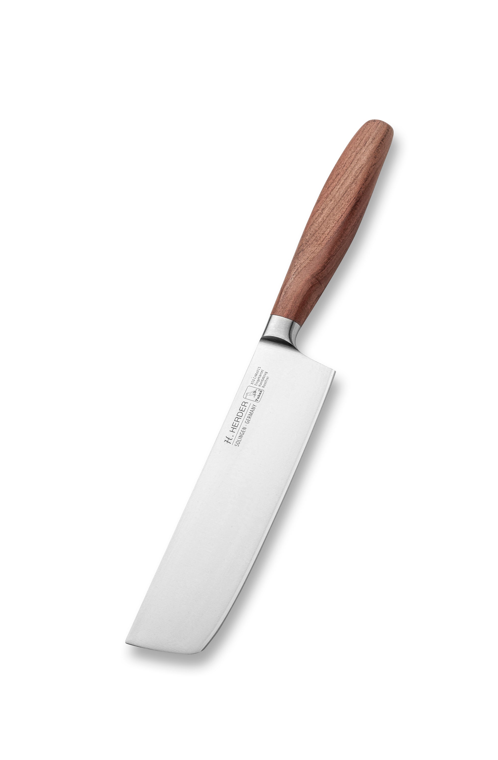 Cuchillo Nakiri Eterno, madera de ciruelo, longitud de la hoja 17cm, forjado