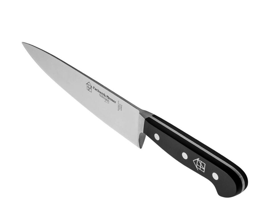 FACHWERK couteau de chef Elite, lame 21cm, POM noir