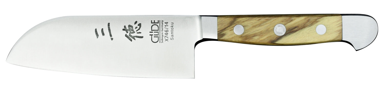 Couteau Santoku, longueur de lame 14 cm