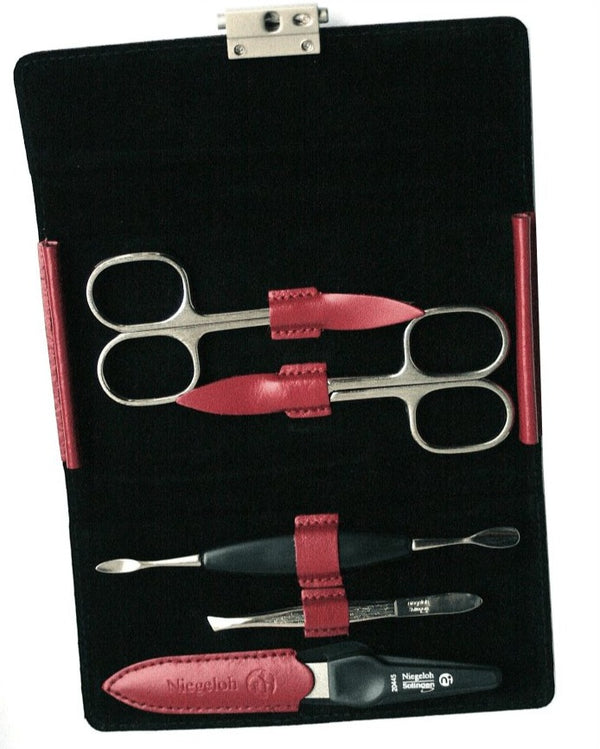 Set de manucure Diabolo, rouge, 5 pcs.