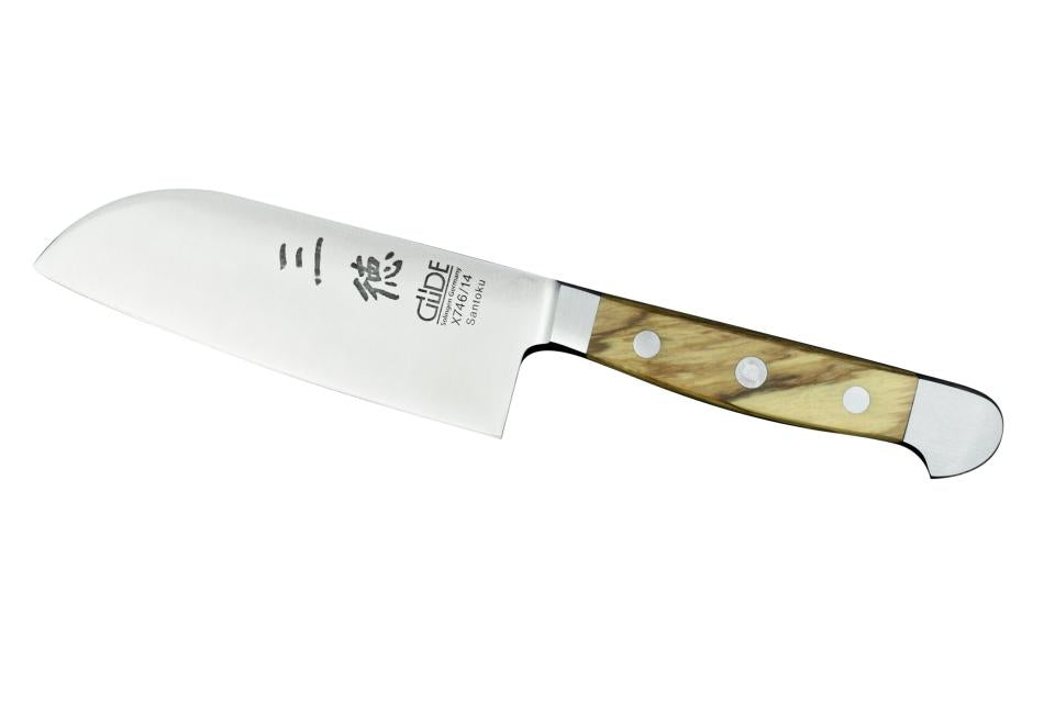 Couteau Santoku, longueur de lame 14 cm