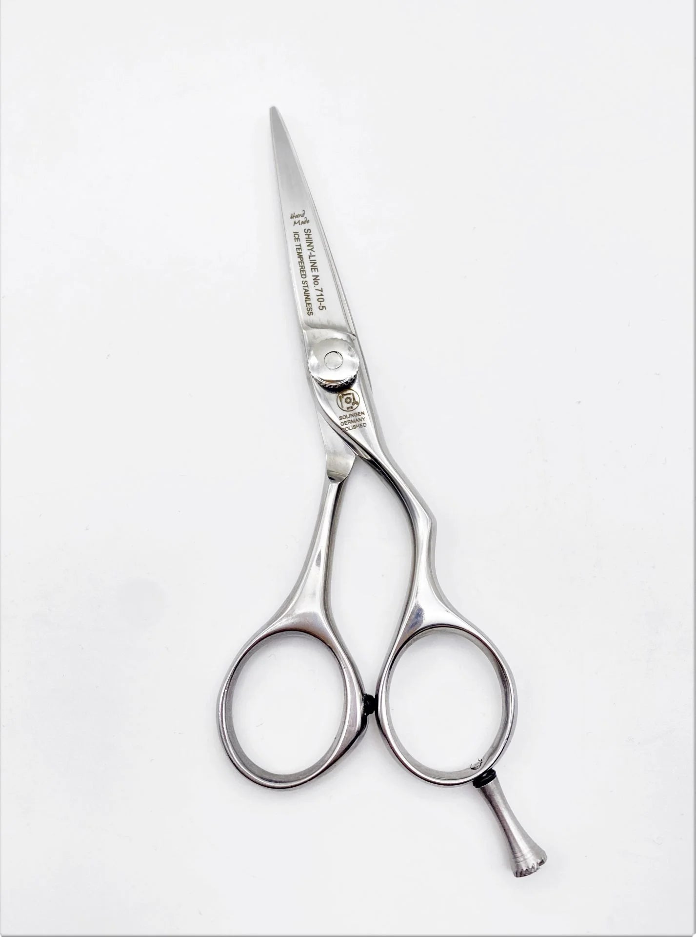 Ciseaux de coiffure Ergo Shiny Line polis, longueur totale 12,7 cm