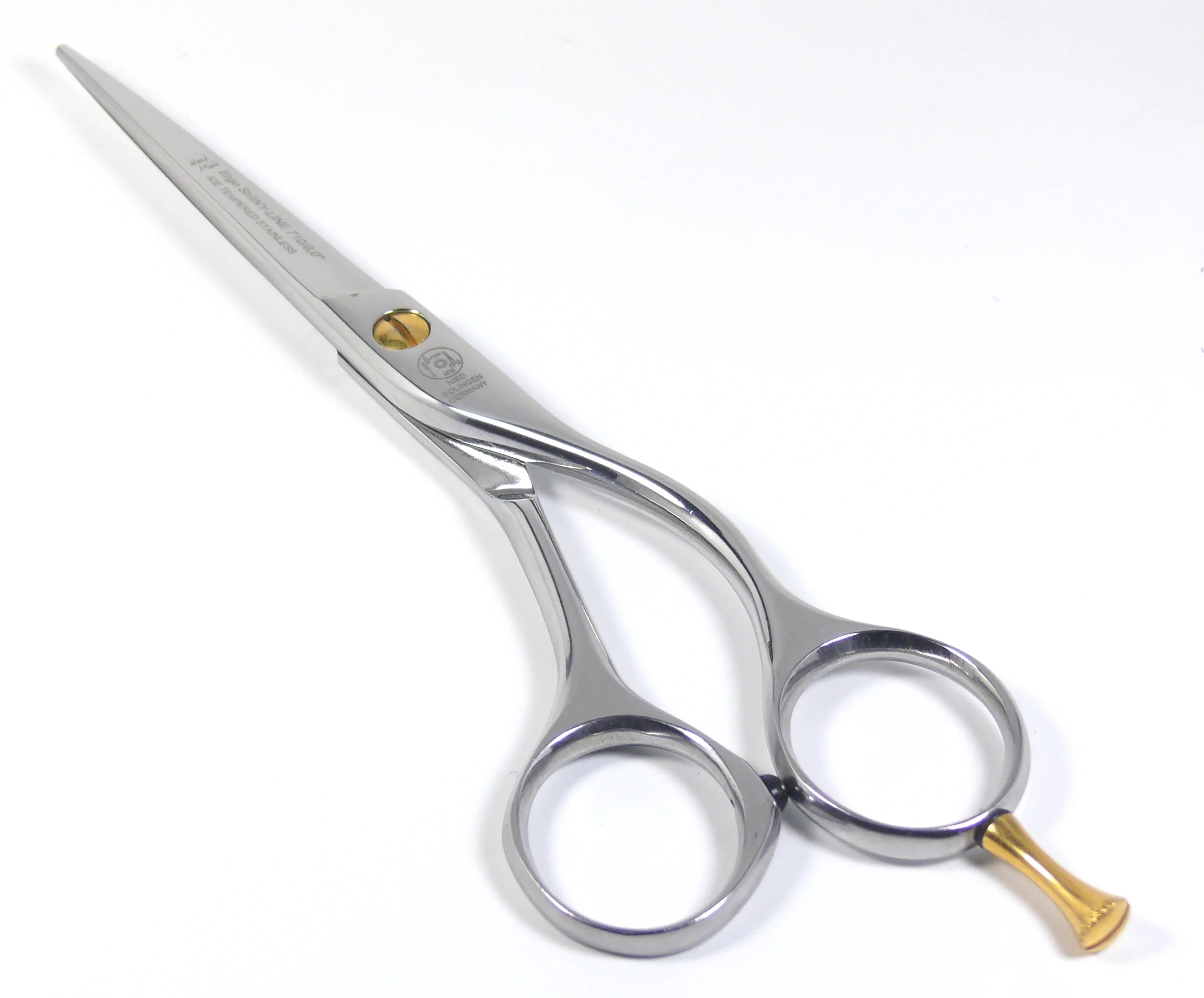 Ciseaux de coiffeur Ergo Shiny Line polis, longueur totale 15 cm