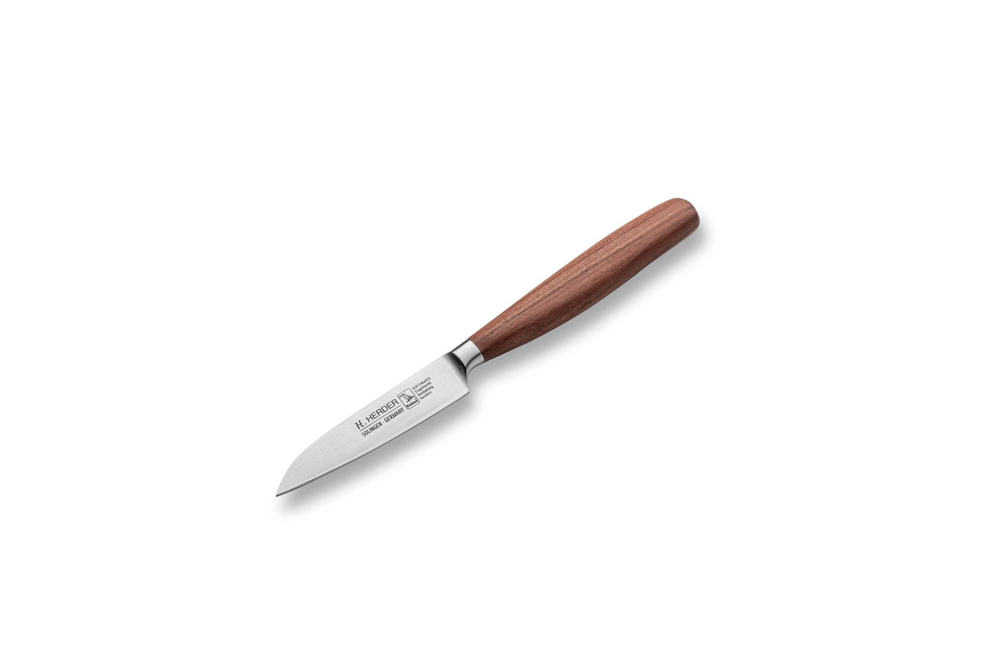 Couteau à légumes Eterno, bois de prunier, longueur de lame 9 cm, forgé