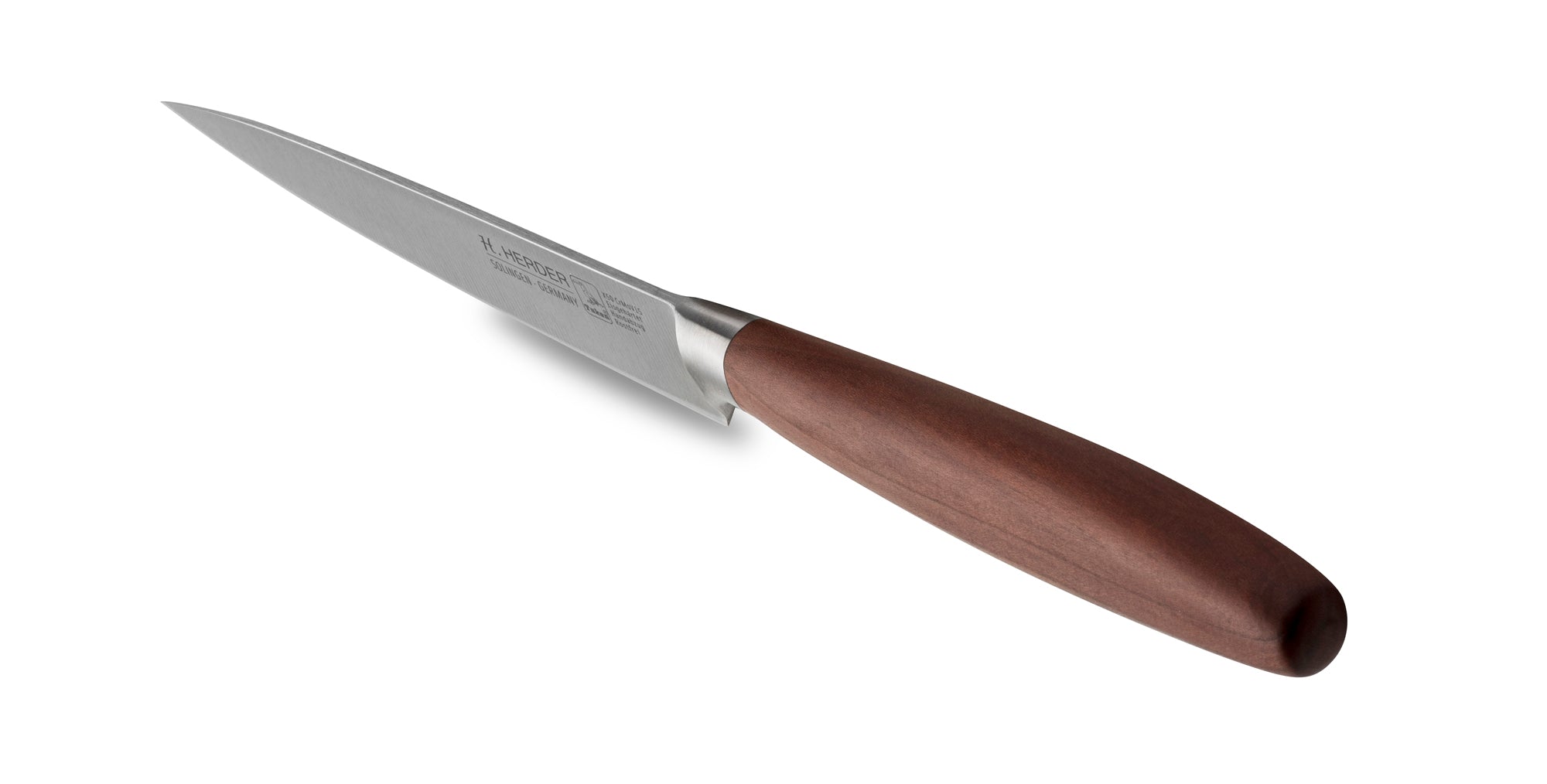Couteau à jambon Eterno, bois de prunier, longueur de lame 16cm, forgé