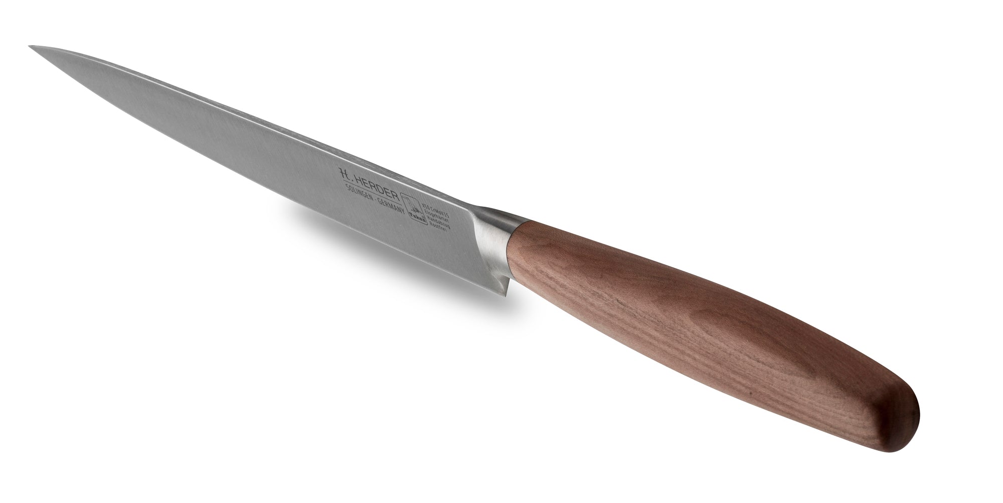 Couteau à jambon Eterno, bois de prunier, longueur de lame 21cm, forgé