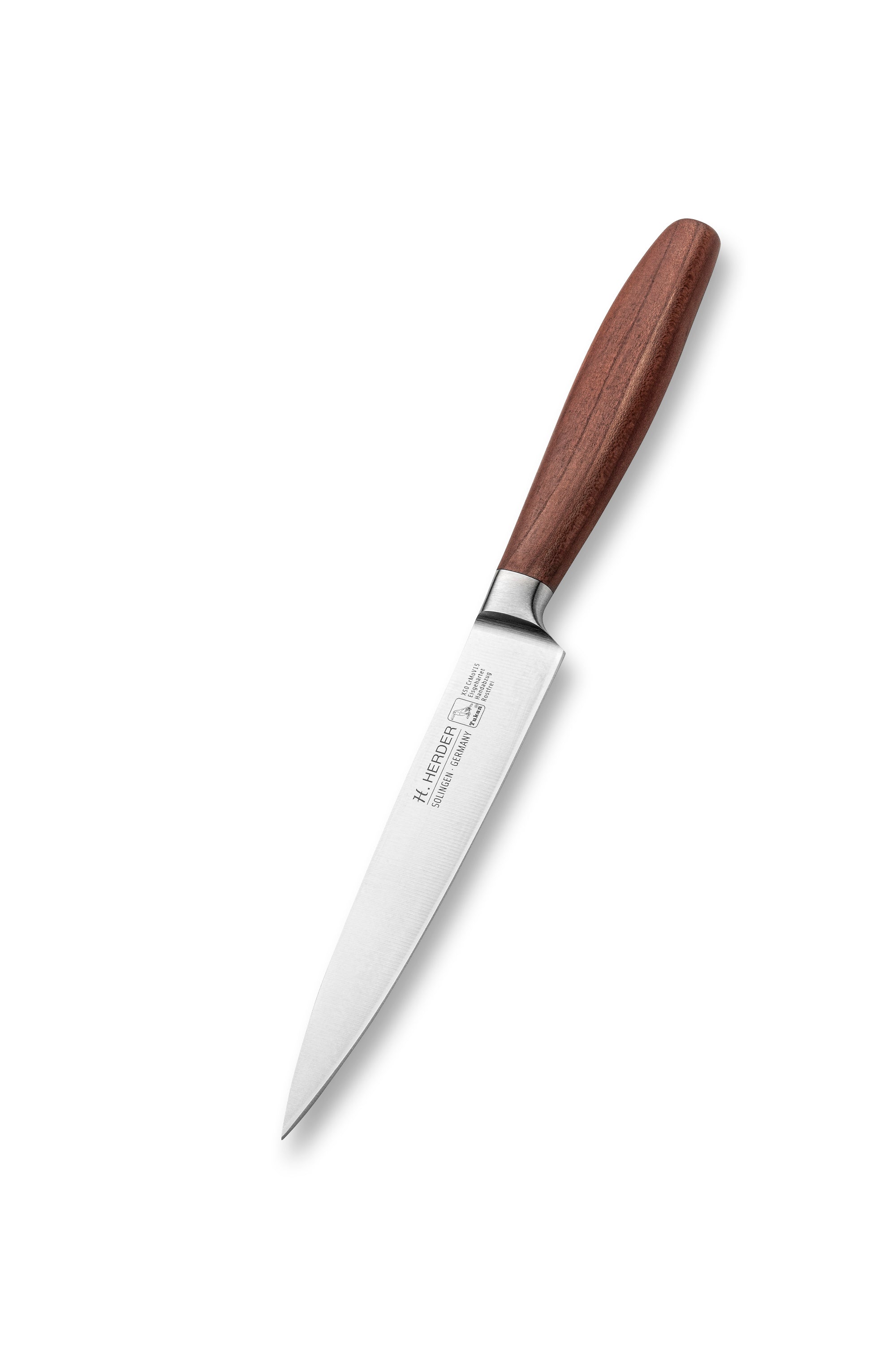 Couteau à jambon Eterno, bois de prunier, longueur de lame 16cm, forgé